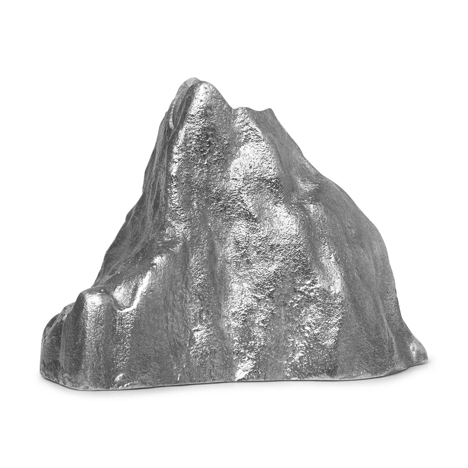 alu large ferm living stone candle holder 59008