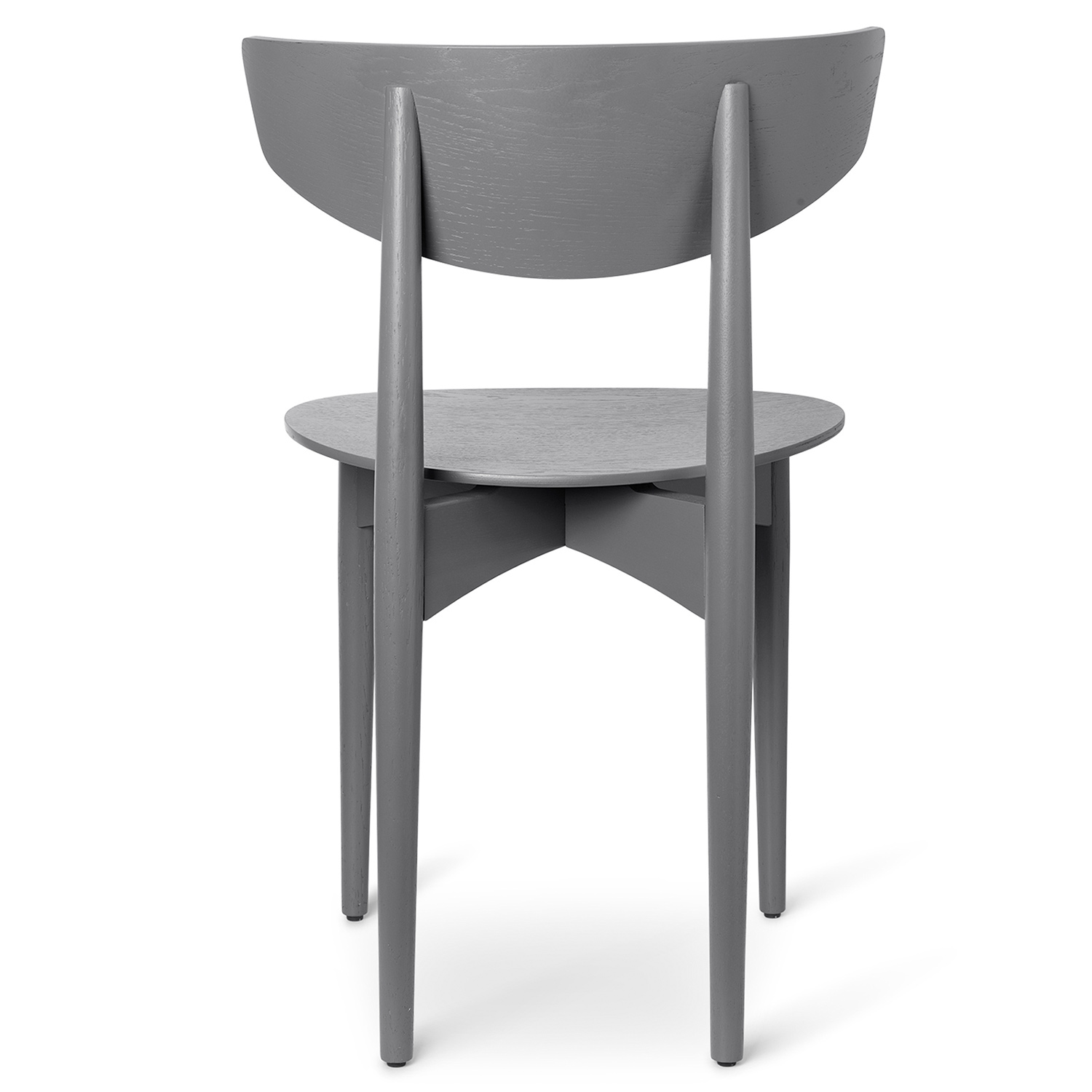 ferm living herman dining chair wood warm grey rueckseite 83415