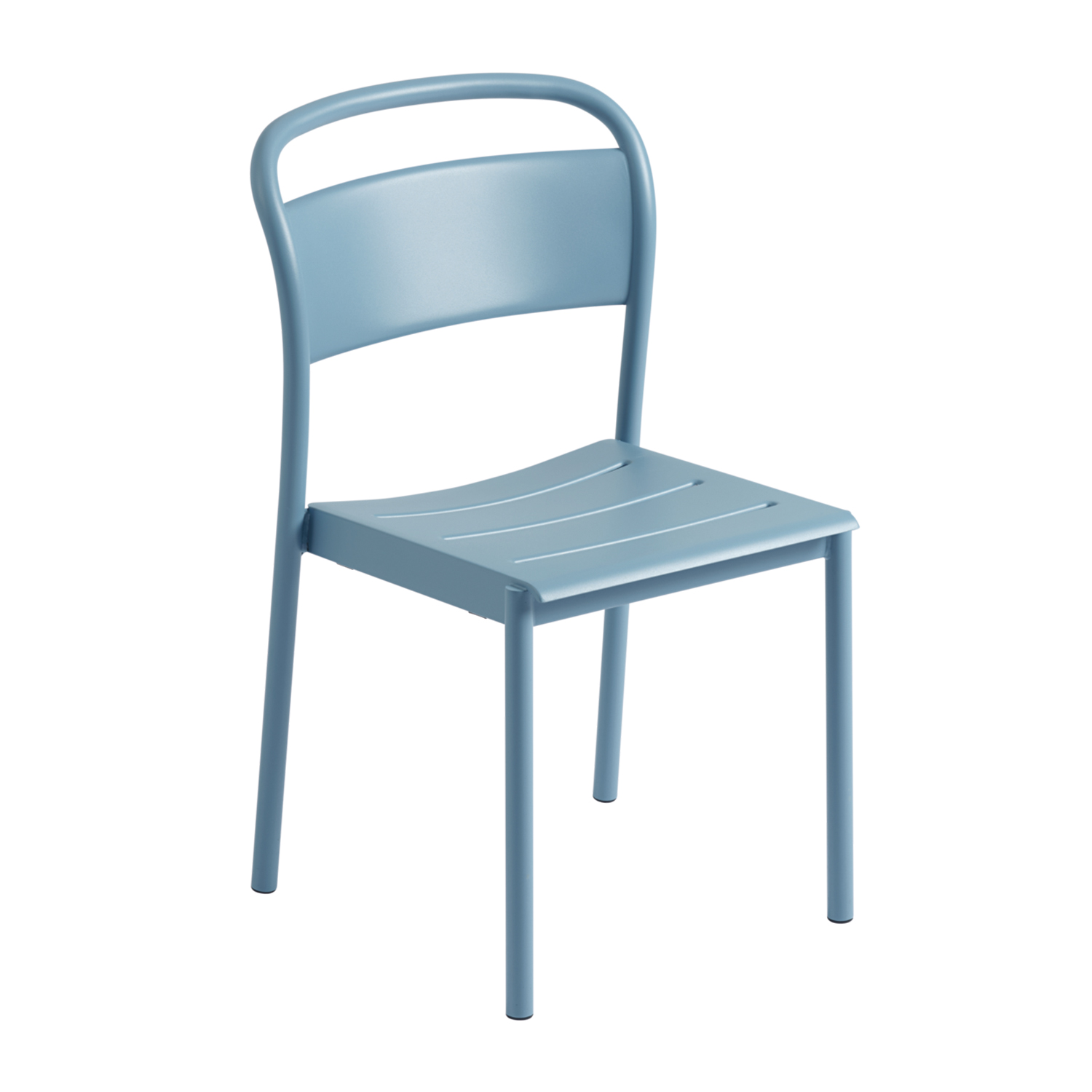 muuto linear side chair pale blue 85899