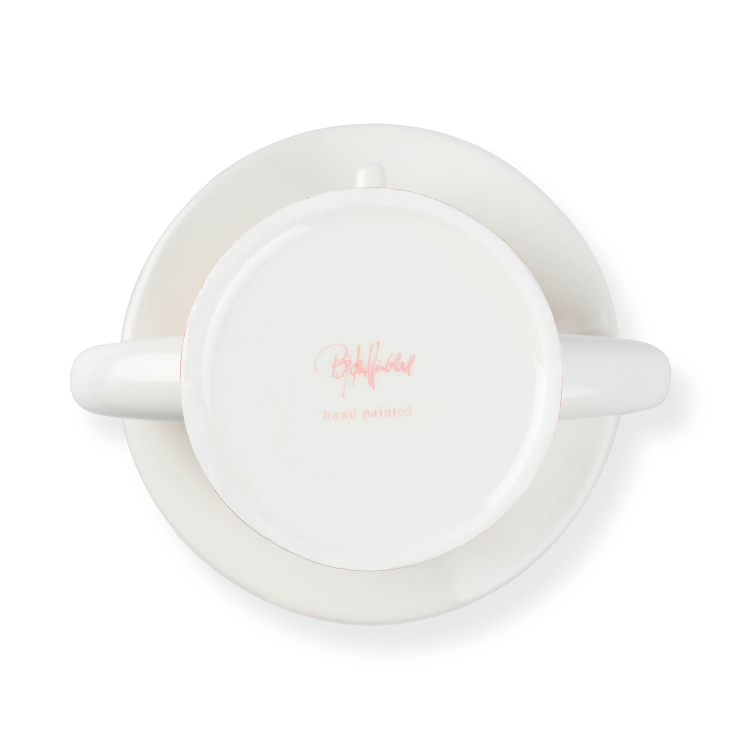 Björn Wiinblad - Lady mit Hut Kerzenständer pink 16 cm