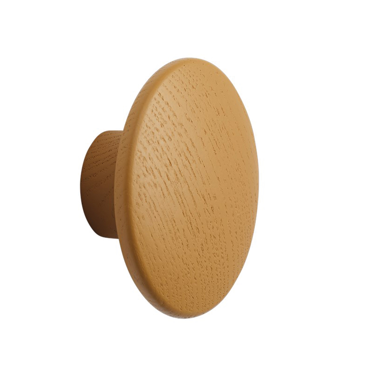 muuto the dots wood 65 wandhaken burnt orange freisteller 85966