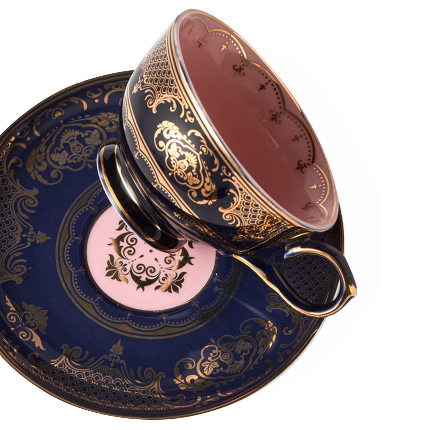 pols potten grandpa teetassen blau liegend 95855