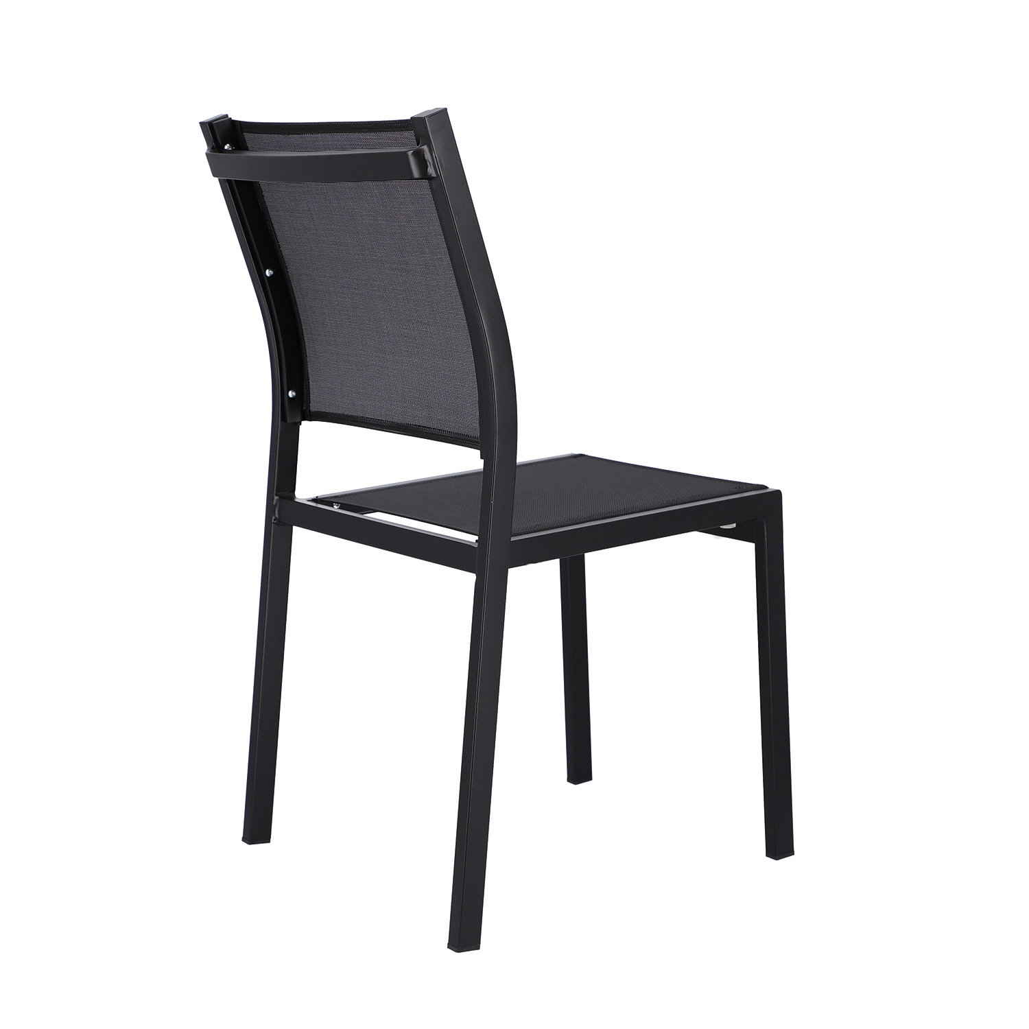 fiam aria stapelstuhl schwarz stapelbar 79060