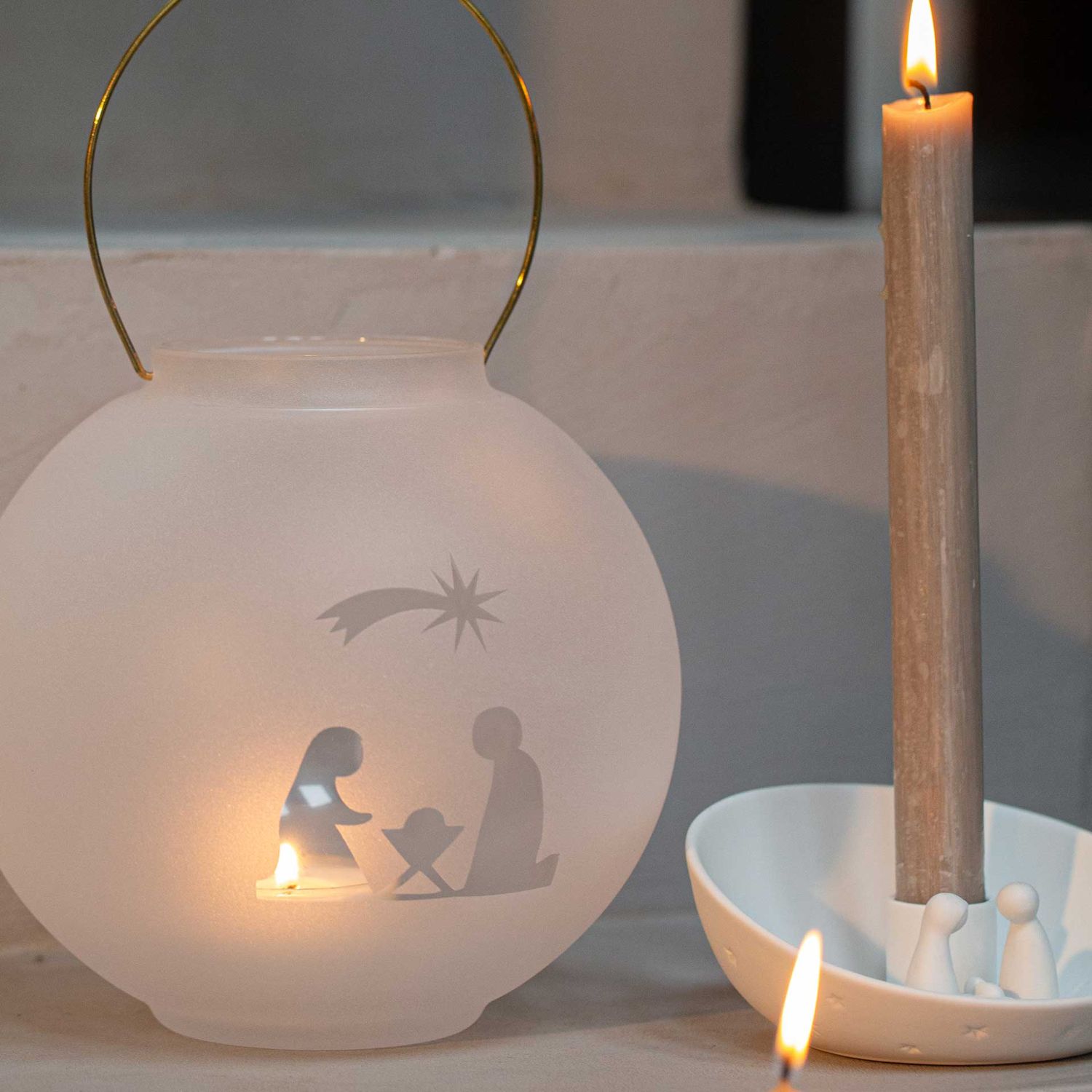Räder Design - Kerzenschale Krippe groß