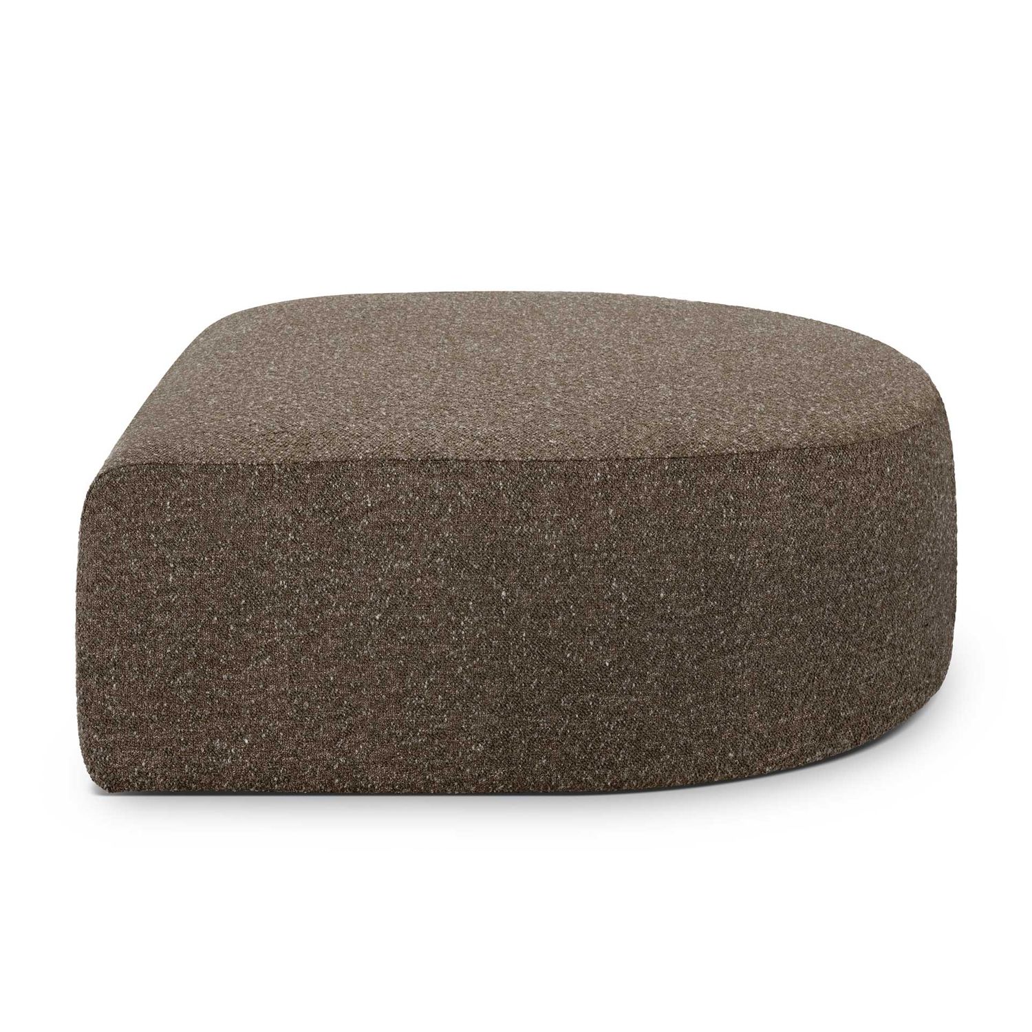 Ethnicraft - Bulky halbrunder Hocker Cedar