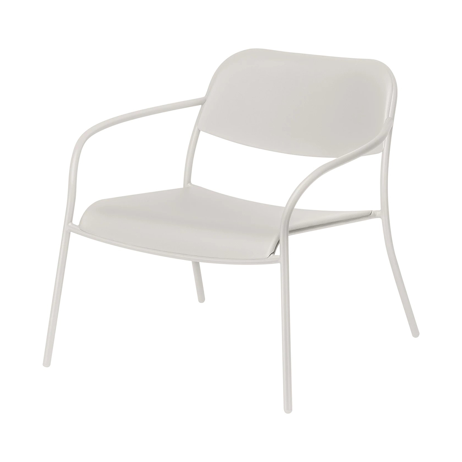 blomus yua loungesessel silk gray seitlich 100232