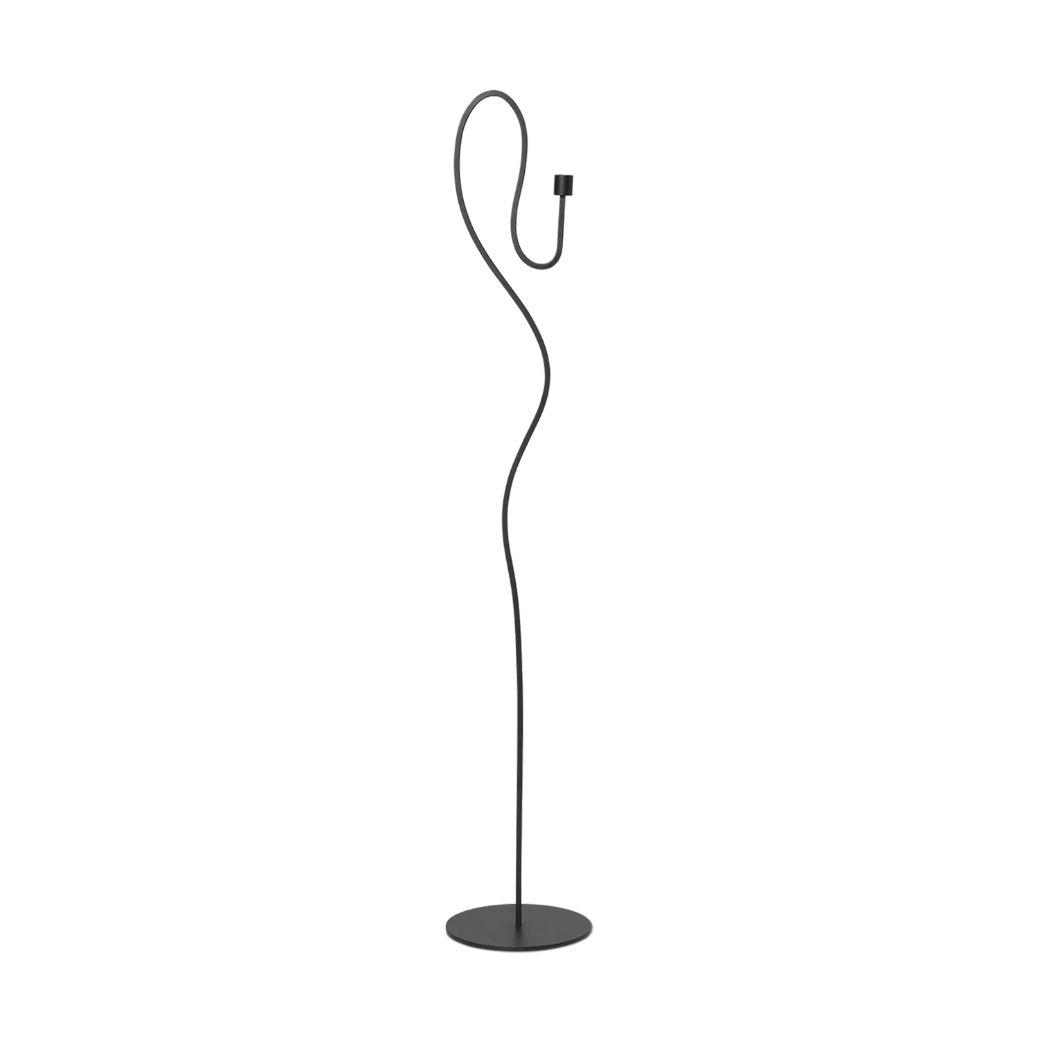 ferm LIVING Valse Stehkerzenhalter schwarz 1104269850 ohne Kerze 104288