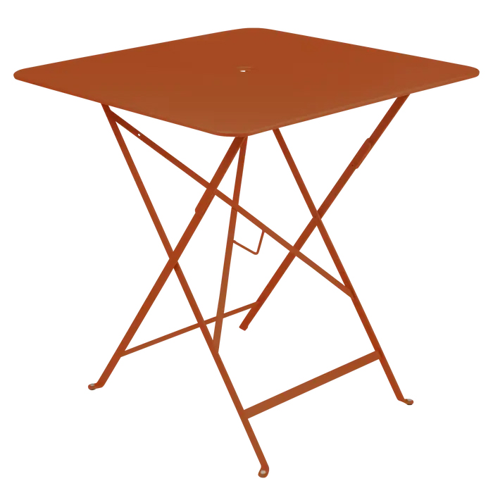 fermob bistro tisch 71x71 kandierte orange 0244E1 108412