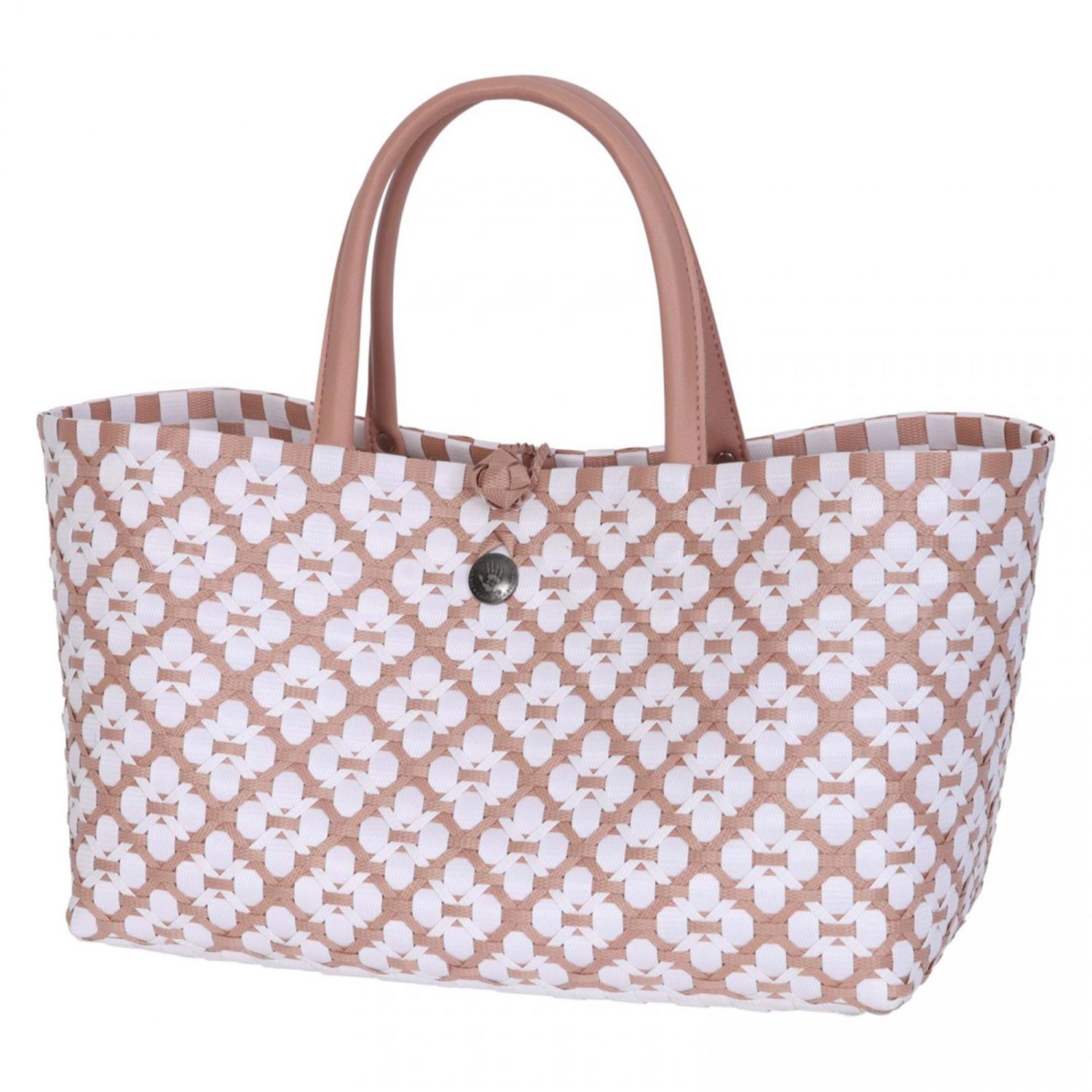 handed by mini motif handtasche copper blush white 93337