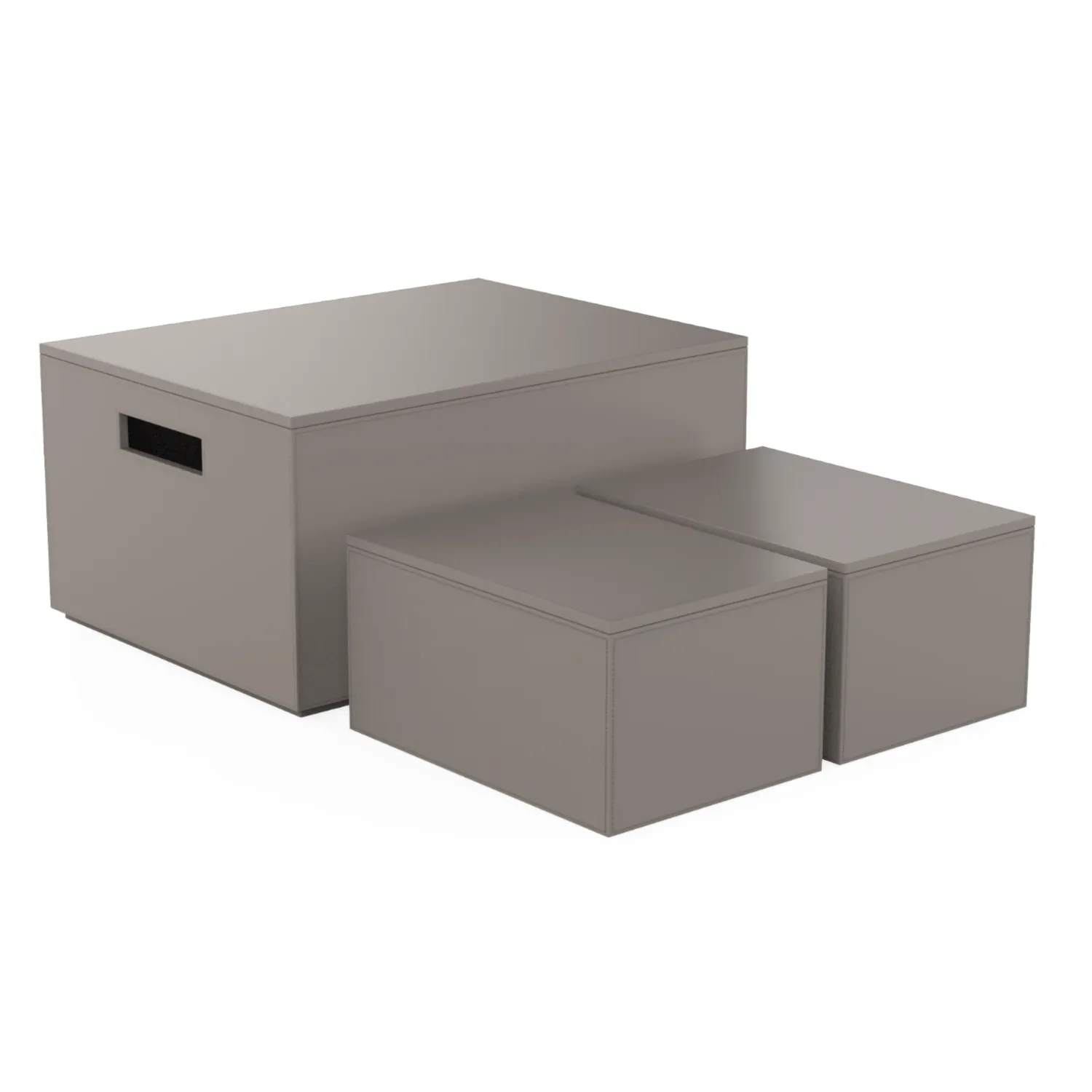 Decor Walther - Brownie Boxen 3er-Set taupe