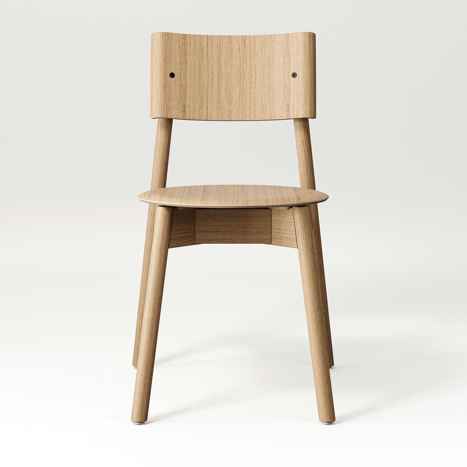 Tiptoe - SSD Stuhl Vollholz mohnrot