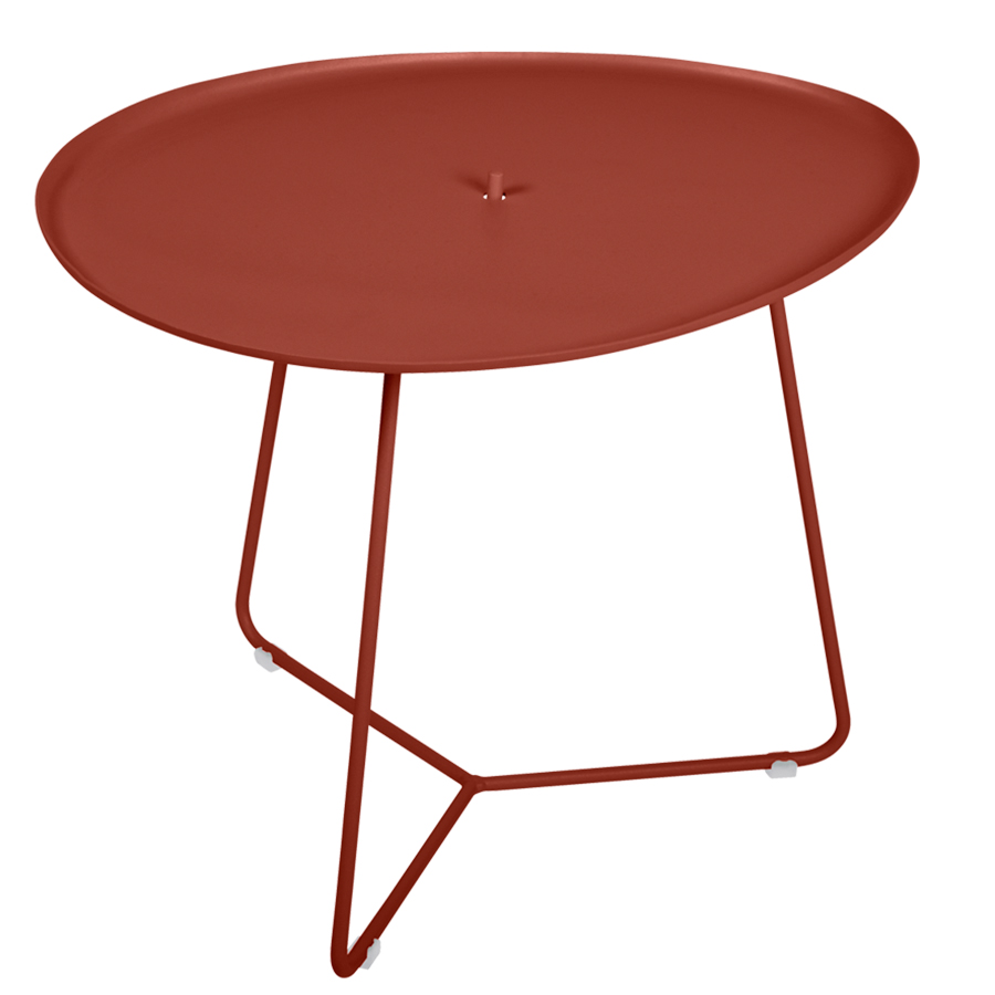 fermob cocette niedriger tisch ockerrot 20 64218