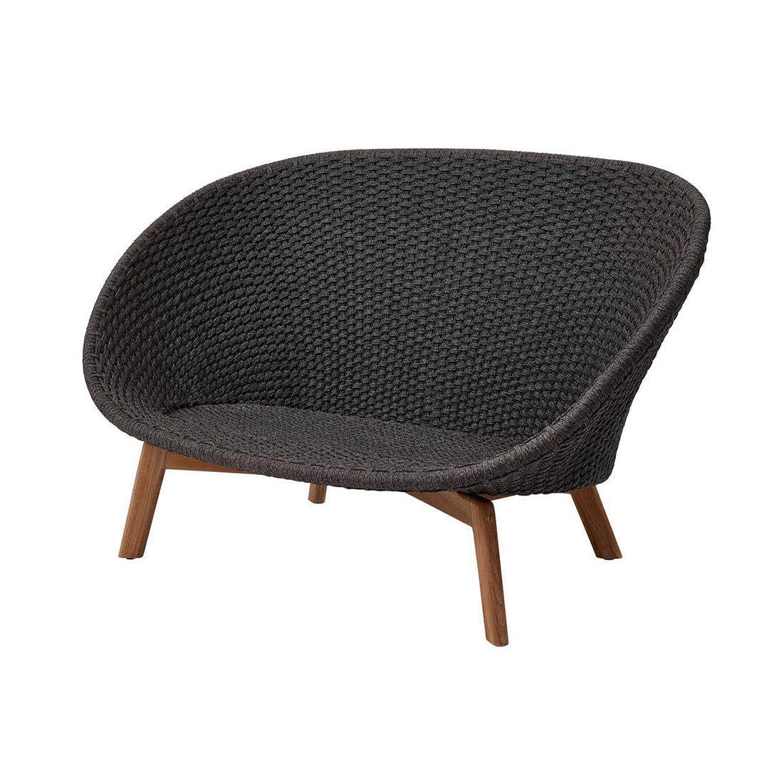 cane line peacock 2 sitz sofa grey 78839