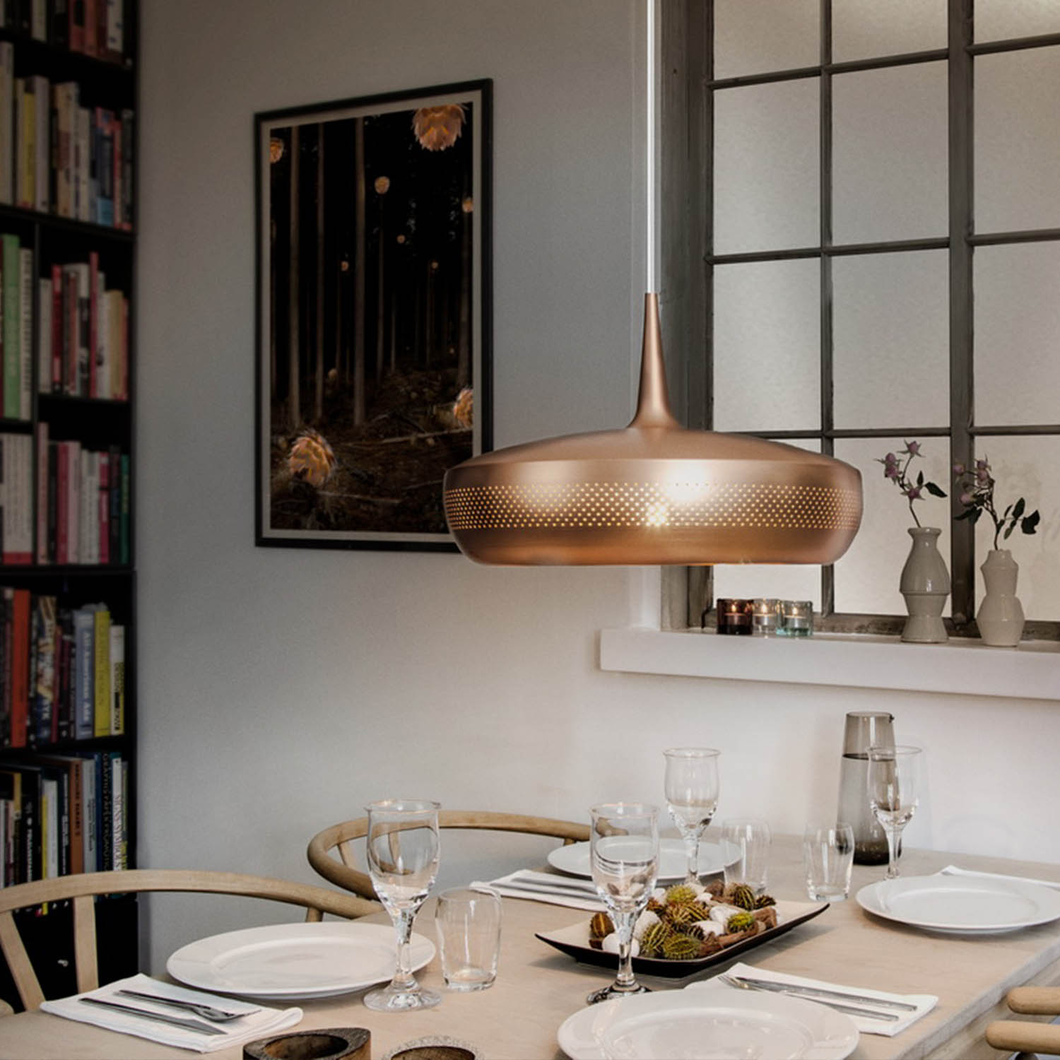 Ambiente Clava Dine Umage Leuchte Kupfer gebrstet