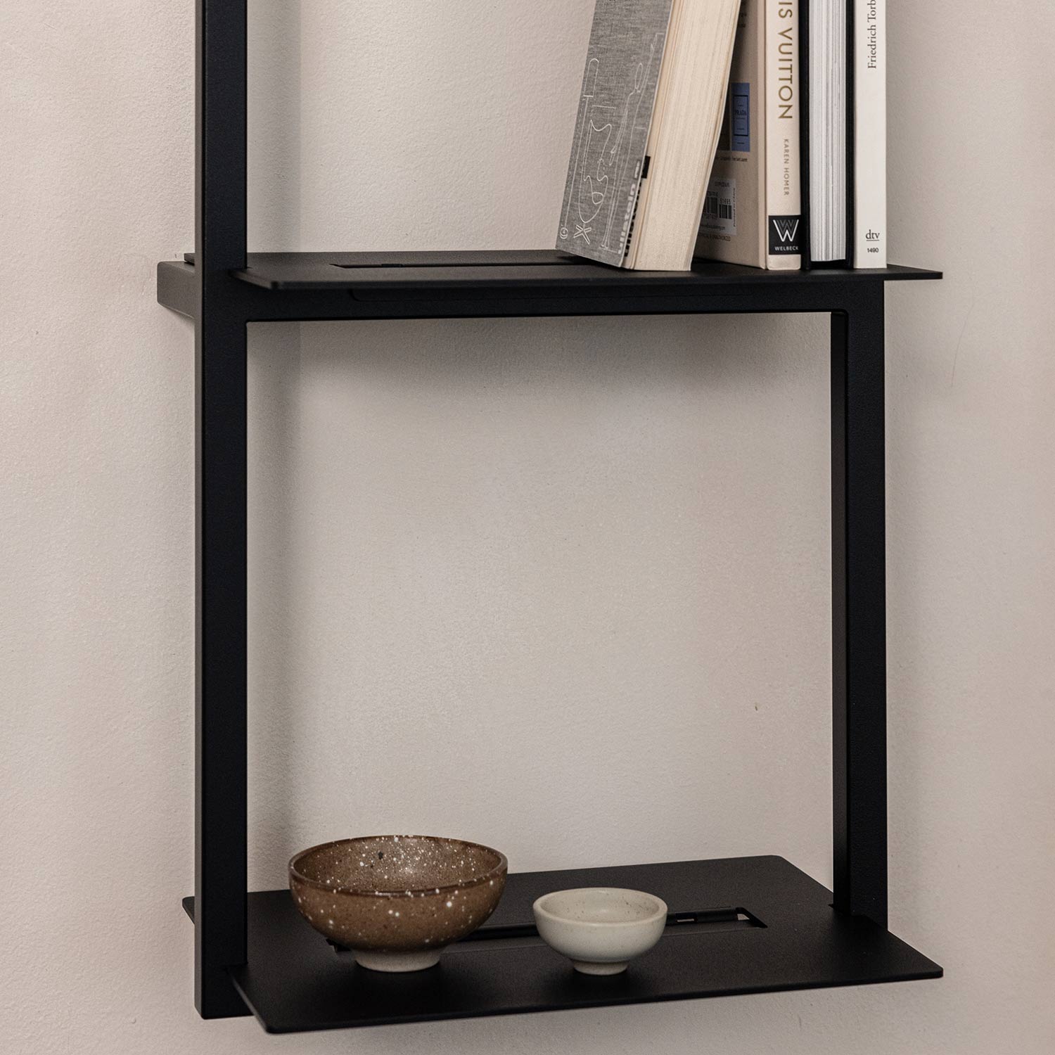 metallbude rivo metallregal schwarz wohnzimmer blech ablage 96974