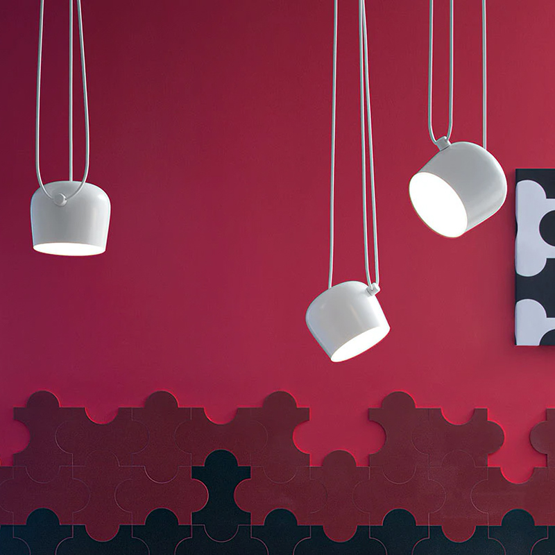 flos aim small  weiss pendelleuchte 64076