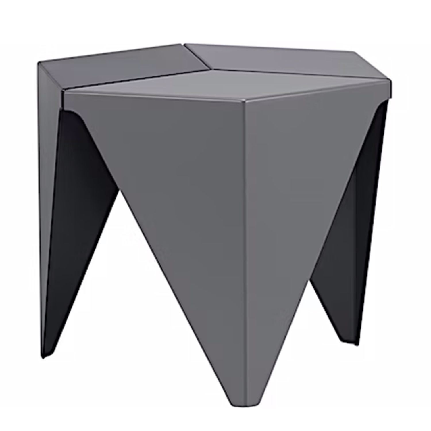 vitra prismatic beistelltisch dunkelgrau 97106