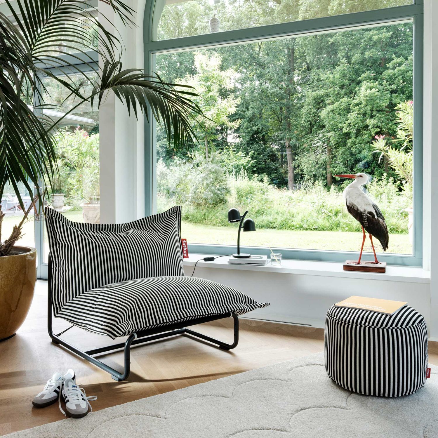 Fatboy - Original Slim Terry Sitzsack black creme