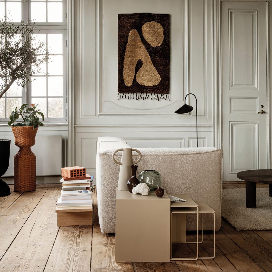 ferm living abstract teppich wanddeko 81353