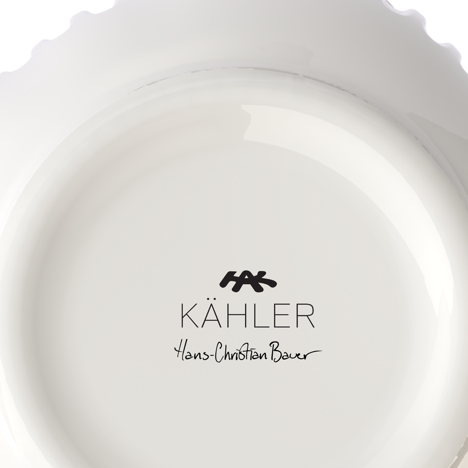 Kähler - Hammershoi Unfold Vase H20,5 cm weiß