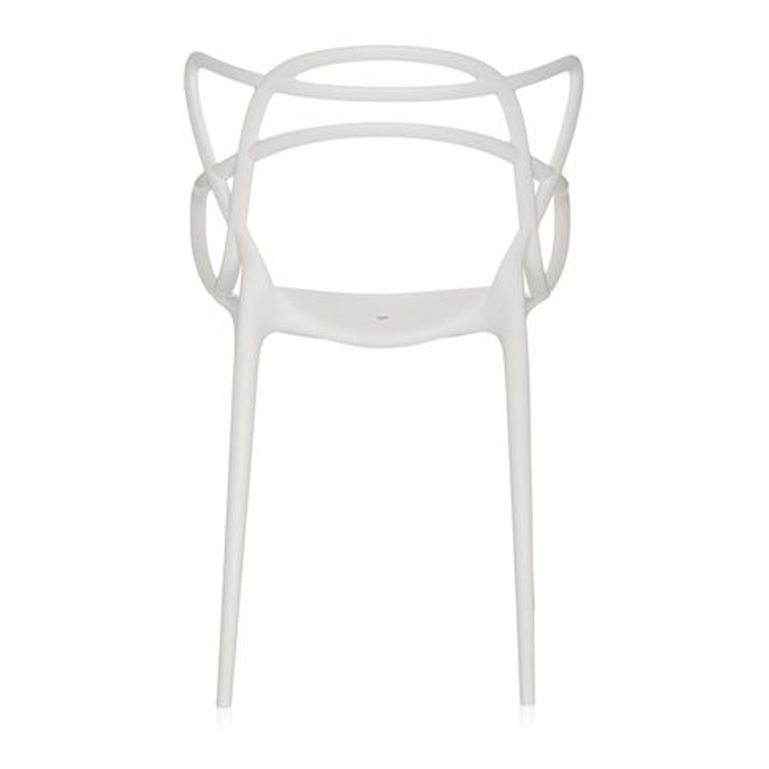 3 Masters Stuhl Kartell hinten wei