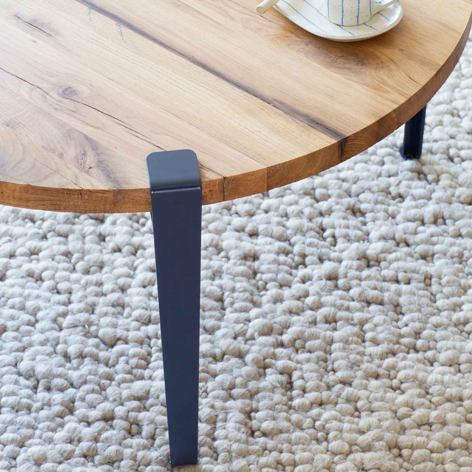 Tiptoe - Tischbein für Couchtisch 43 cm nachtblau