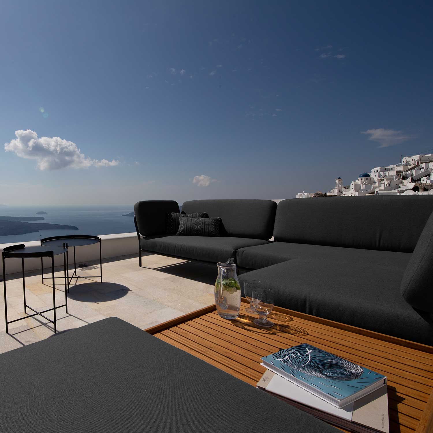 outdoorsofa level sooty grey 93244