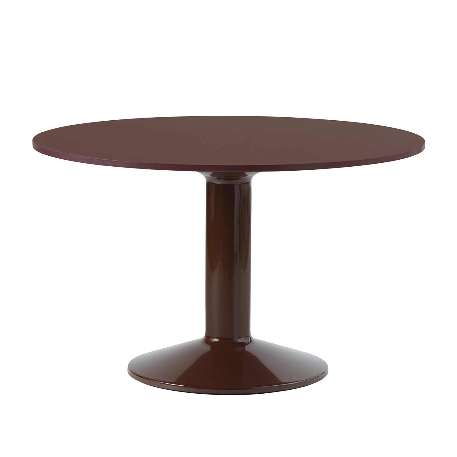 muuto midst table 120 dark red dark red 93721