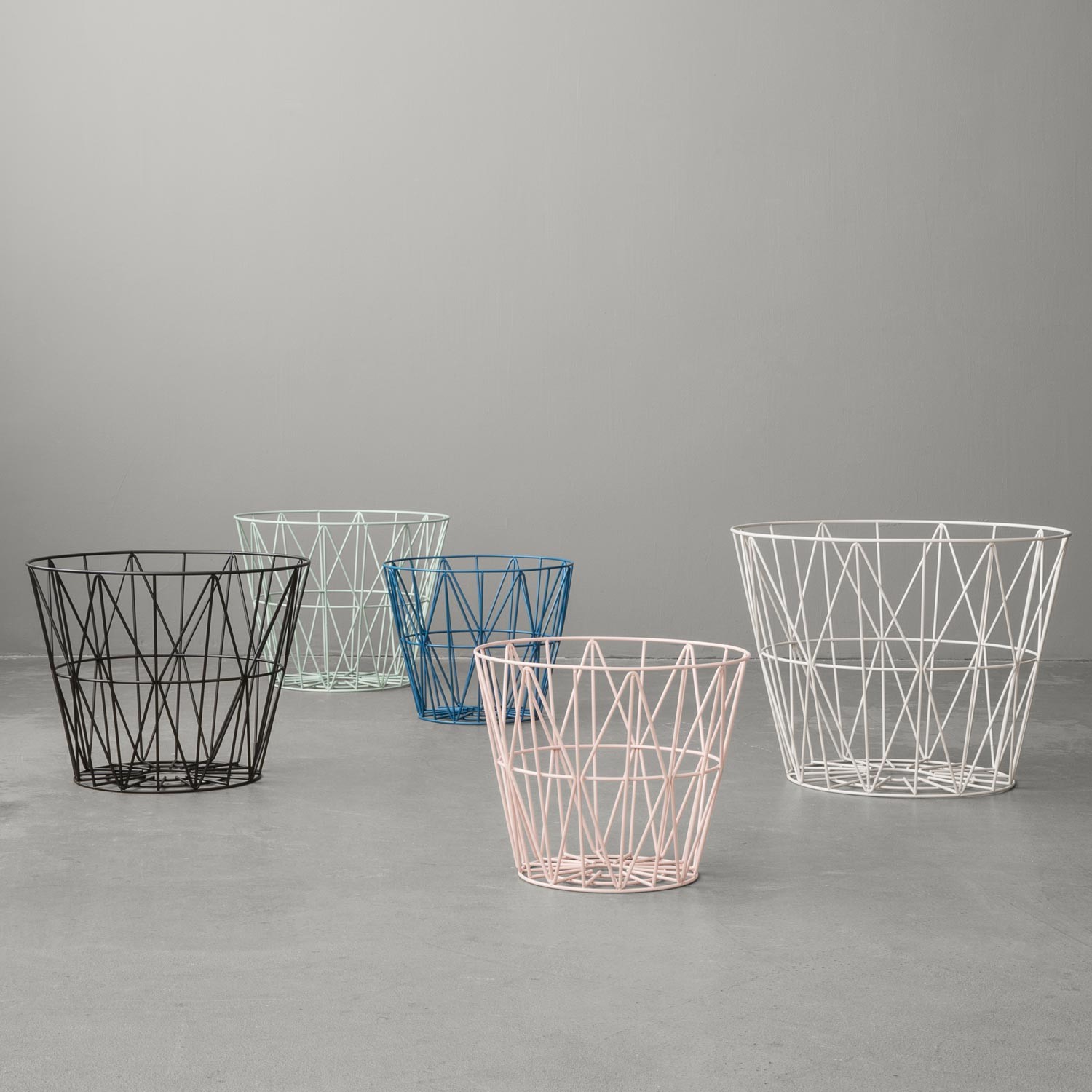 Ferm Living - Wire Basket schwarz small