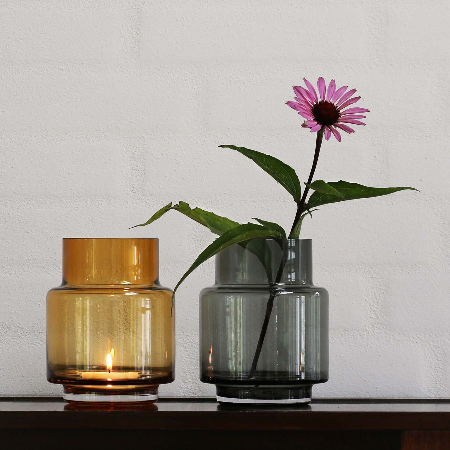 Ro Collection - Hurricane Vase No. 53 sepia brown