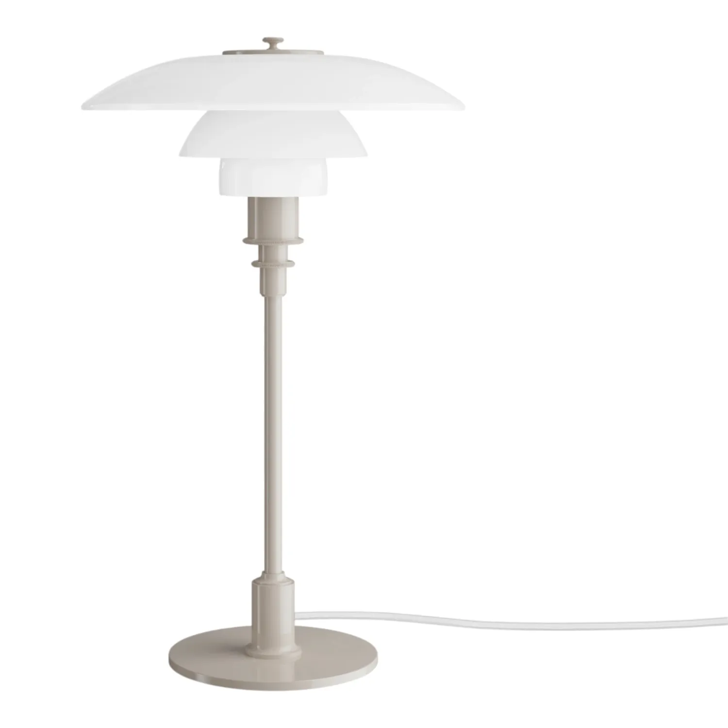 Louis Poulsen - PH 3/2 Tischleuchte glossy beige