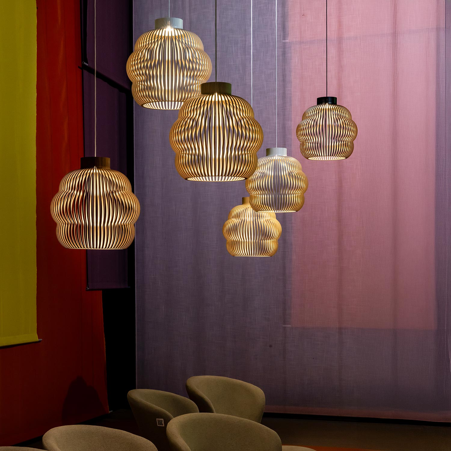 Secto Design - Kumulo 5200 Pendelleuchte schwarz