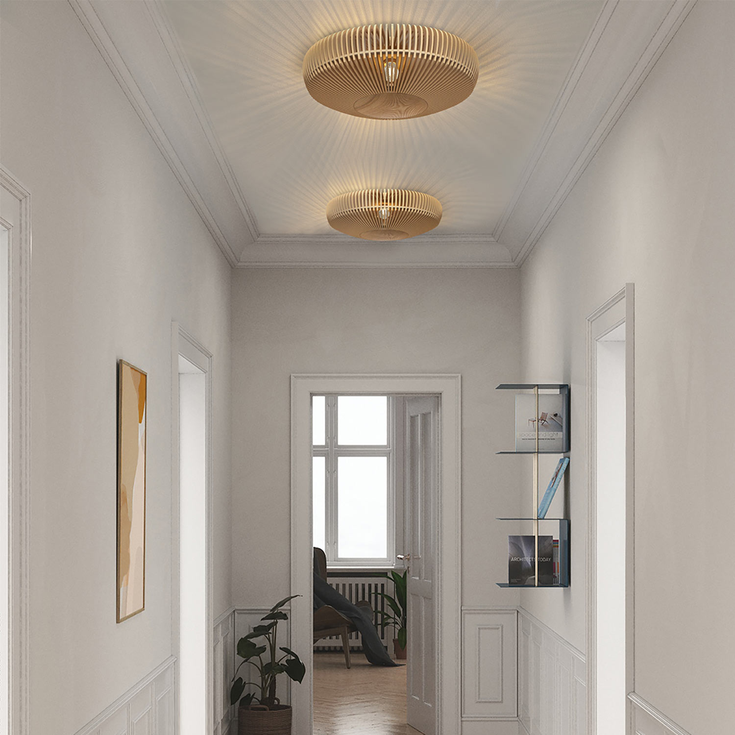 umage clava up wood deckenleuchte 72573