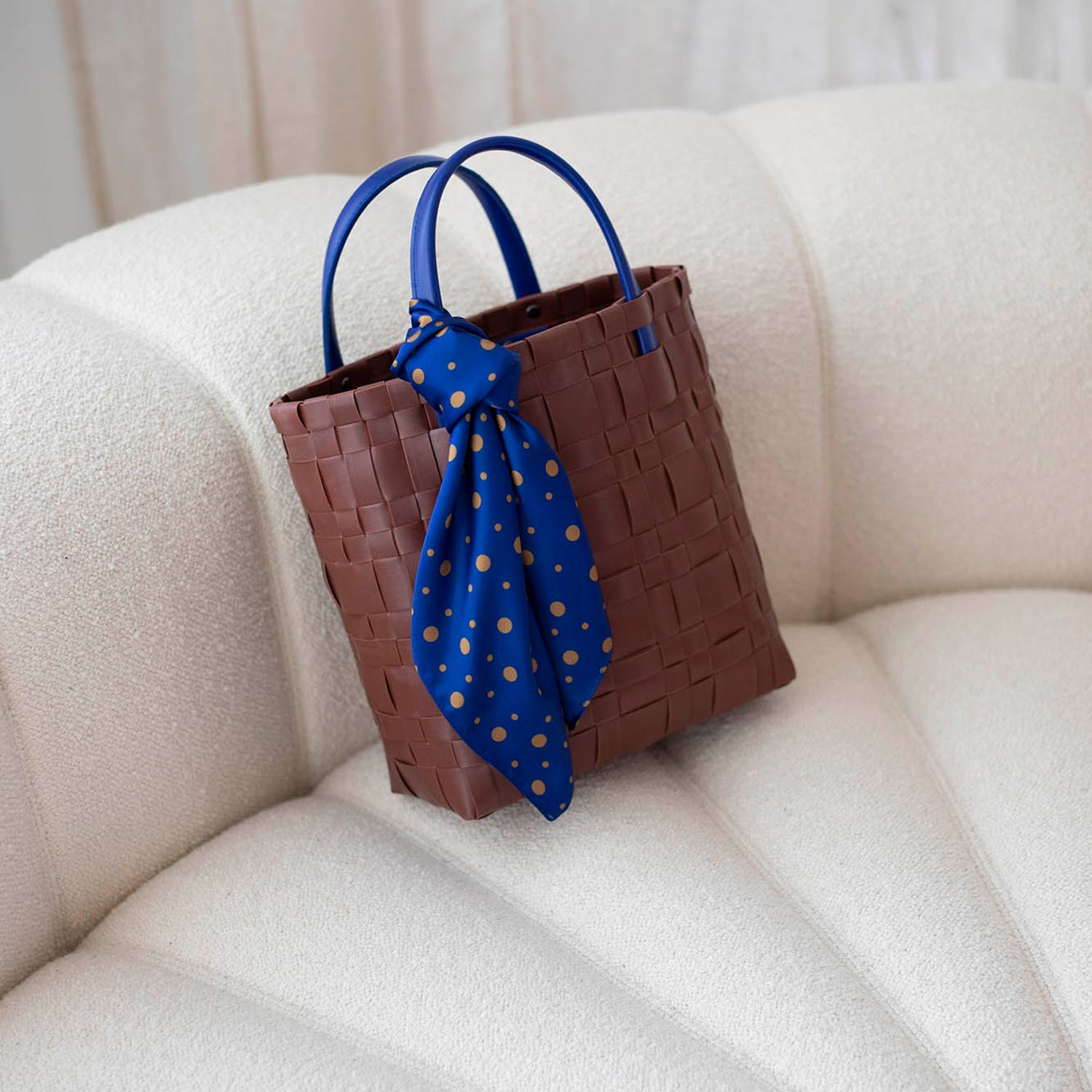 handed by bliss mini autumn brown sofa 98556