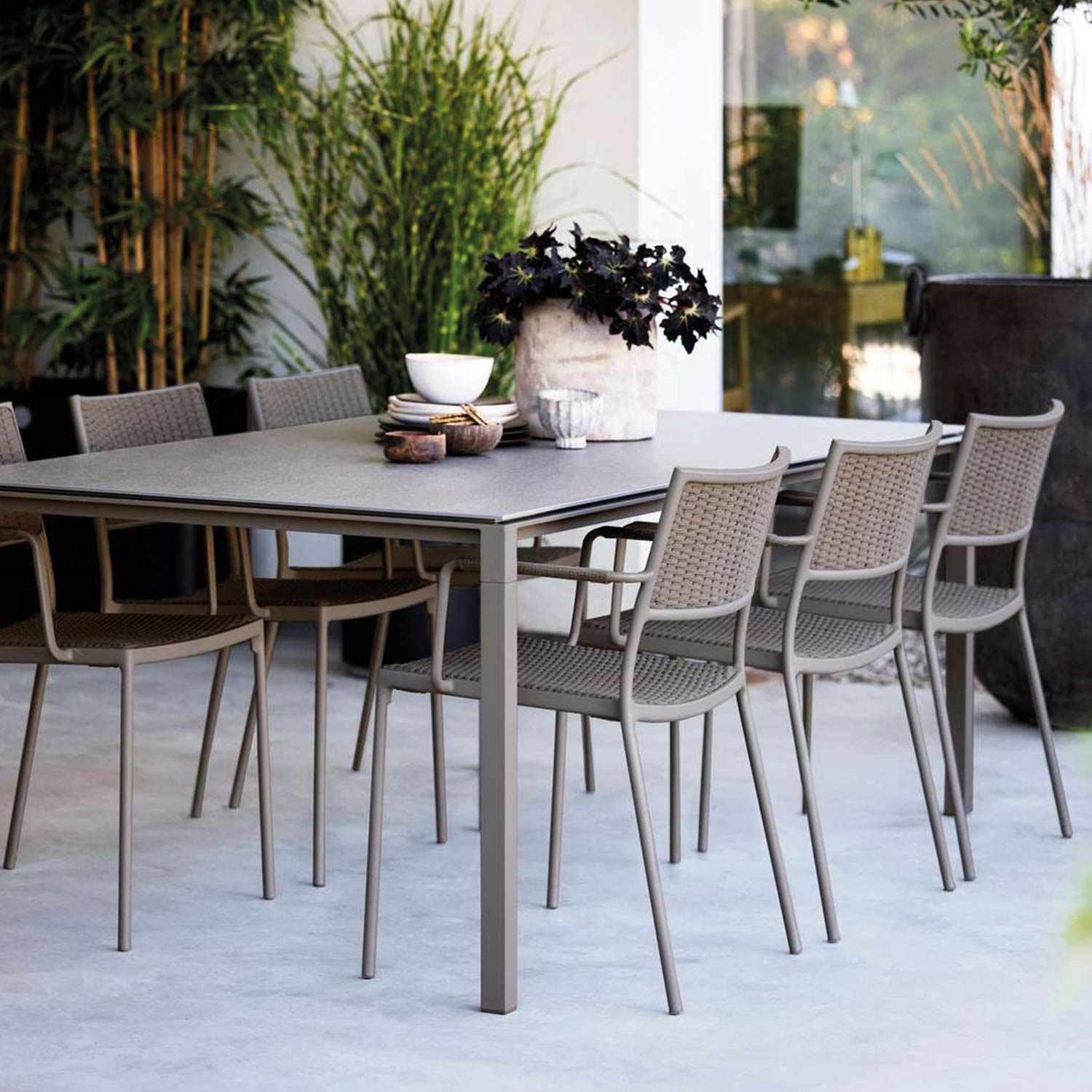 cane line pure esstisch garten 79383