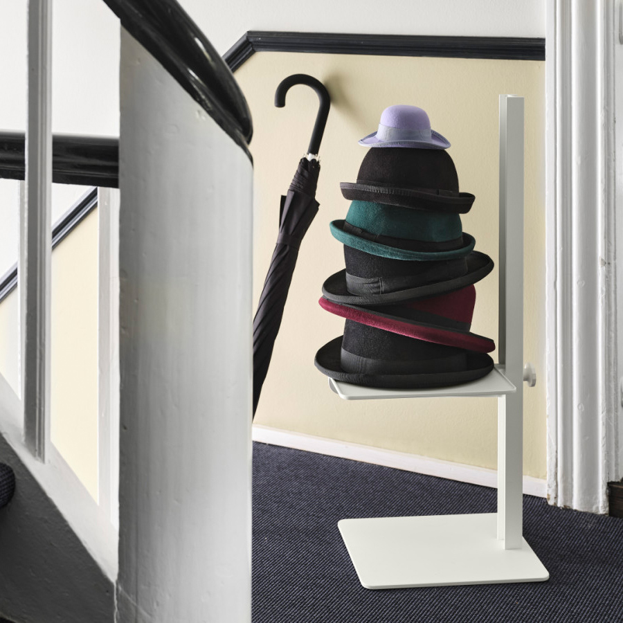 museum beistelltisch weiss string hut 60513