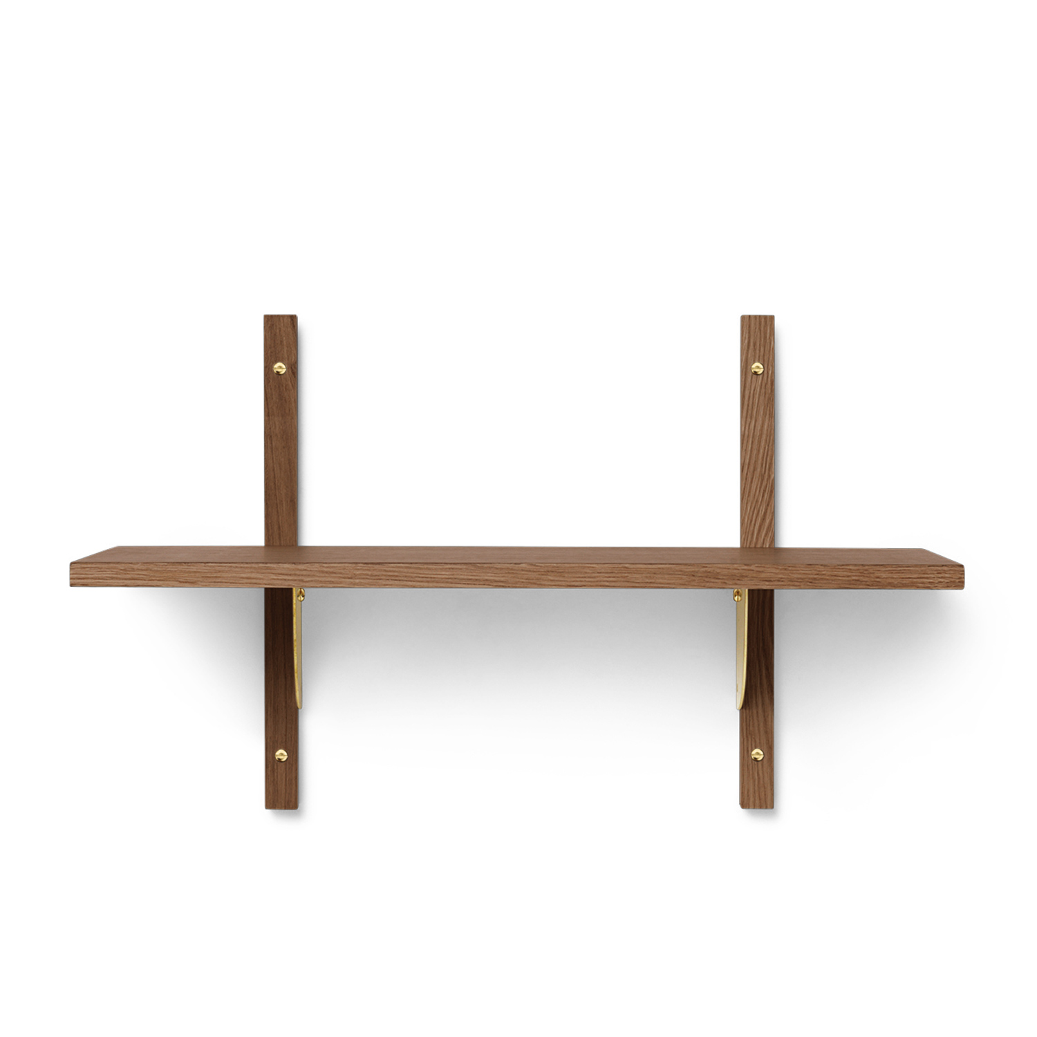 fermLIVING Sector Regal Single Schmal SmokedOakBrass 1104269292 101588