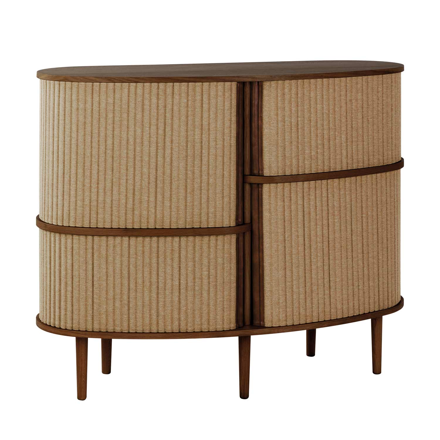 umage audacious highboard dunkle eiche sugar brown 92389