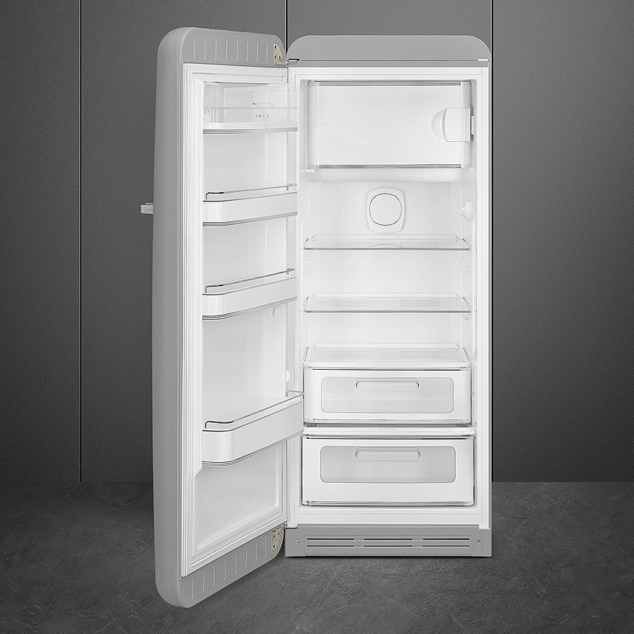 smeg kuehlschrank FAB28 polarsilber links2 55143