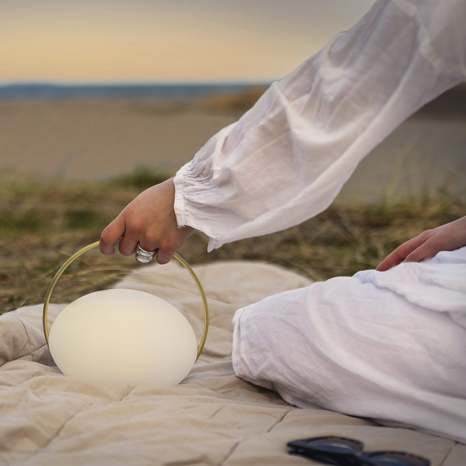 umage outdoorleuchte akku orbit 98258