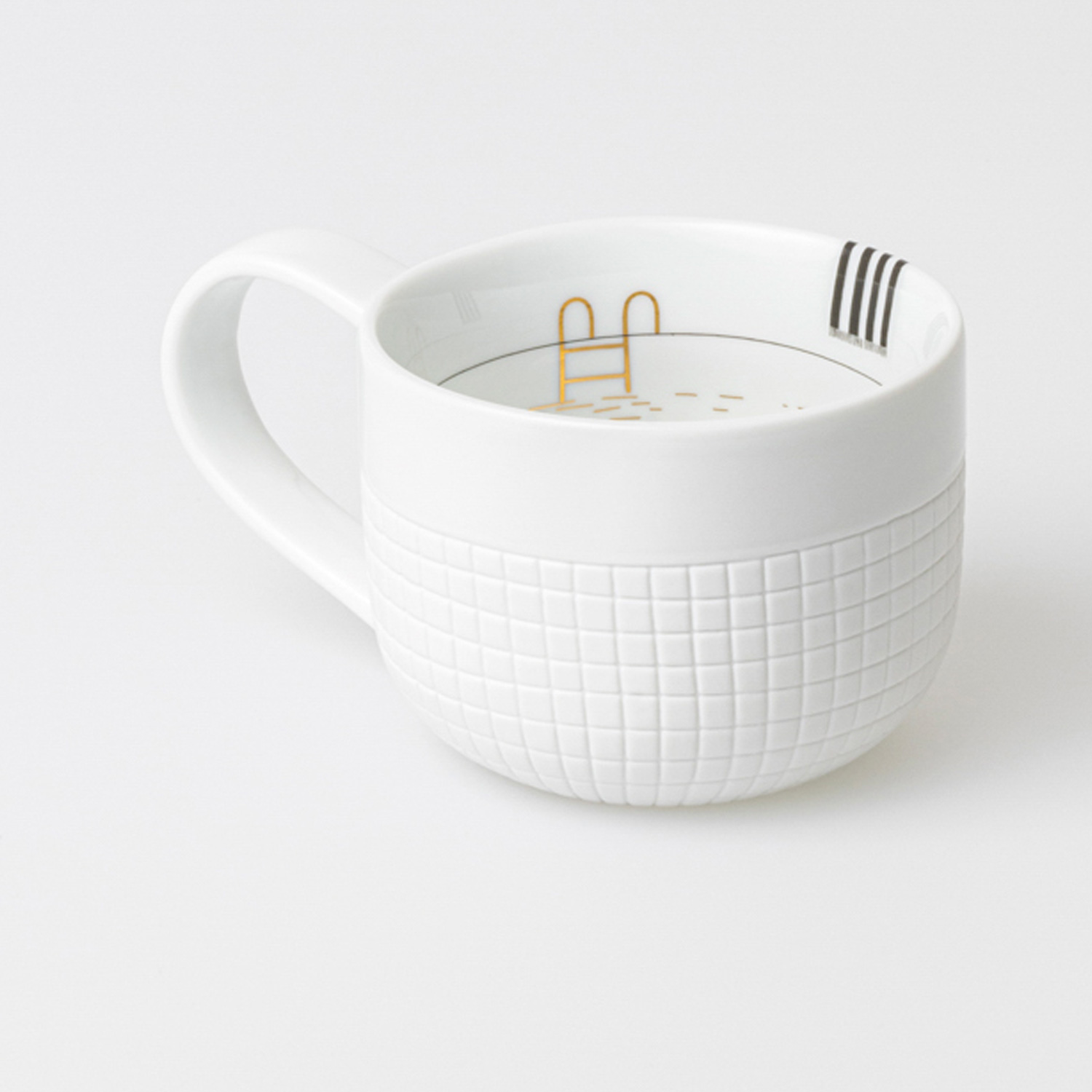 Bildergeschichten Auszeit Tasse Badesee Raeder Design Tasse aus Prozeelan 16893 100525