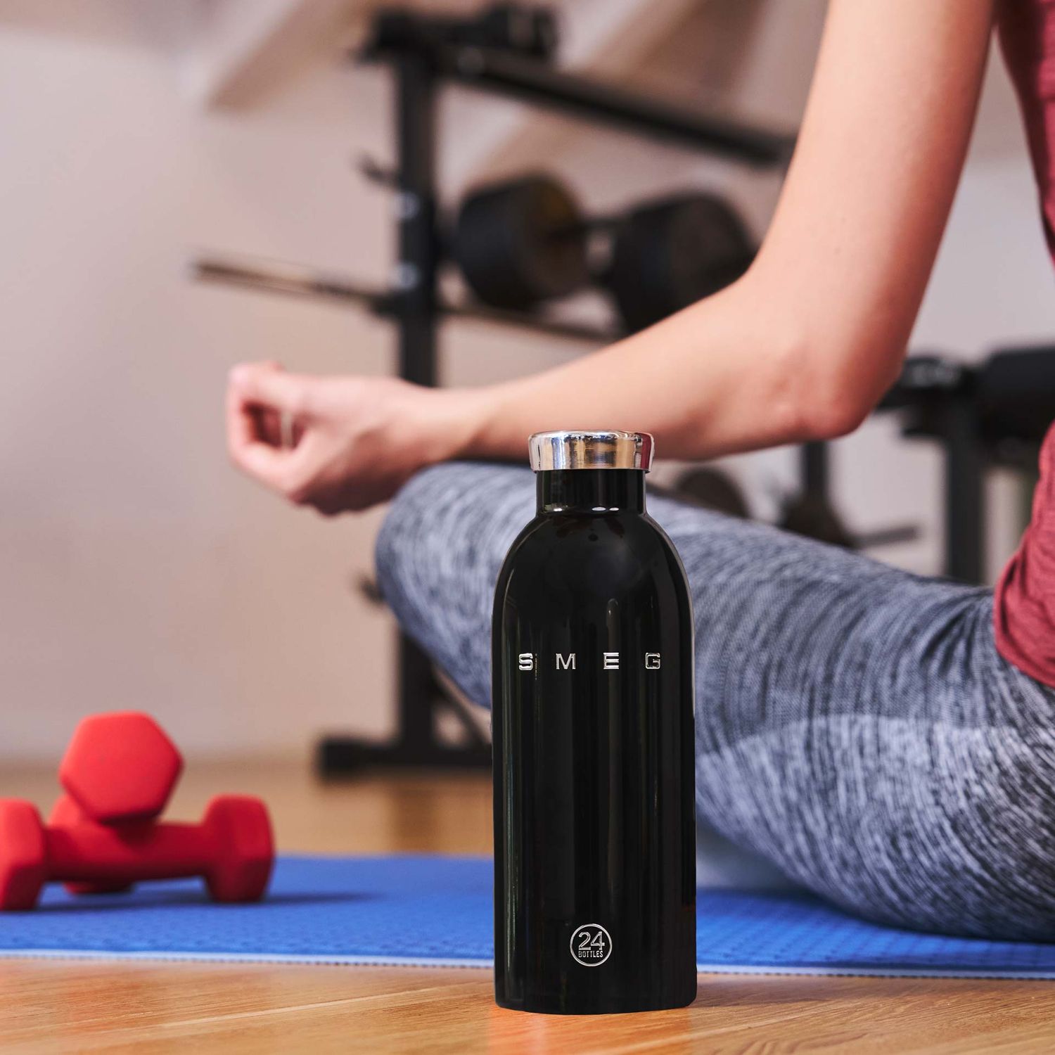 SMEG - Clima Bottle Edelstahlflasche schwarz