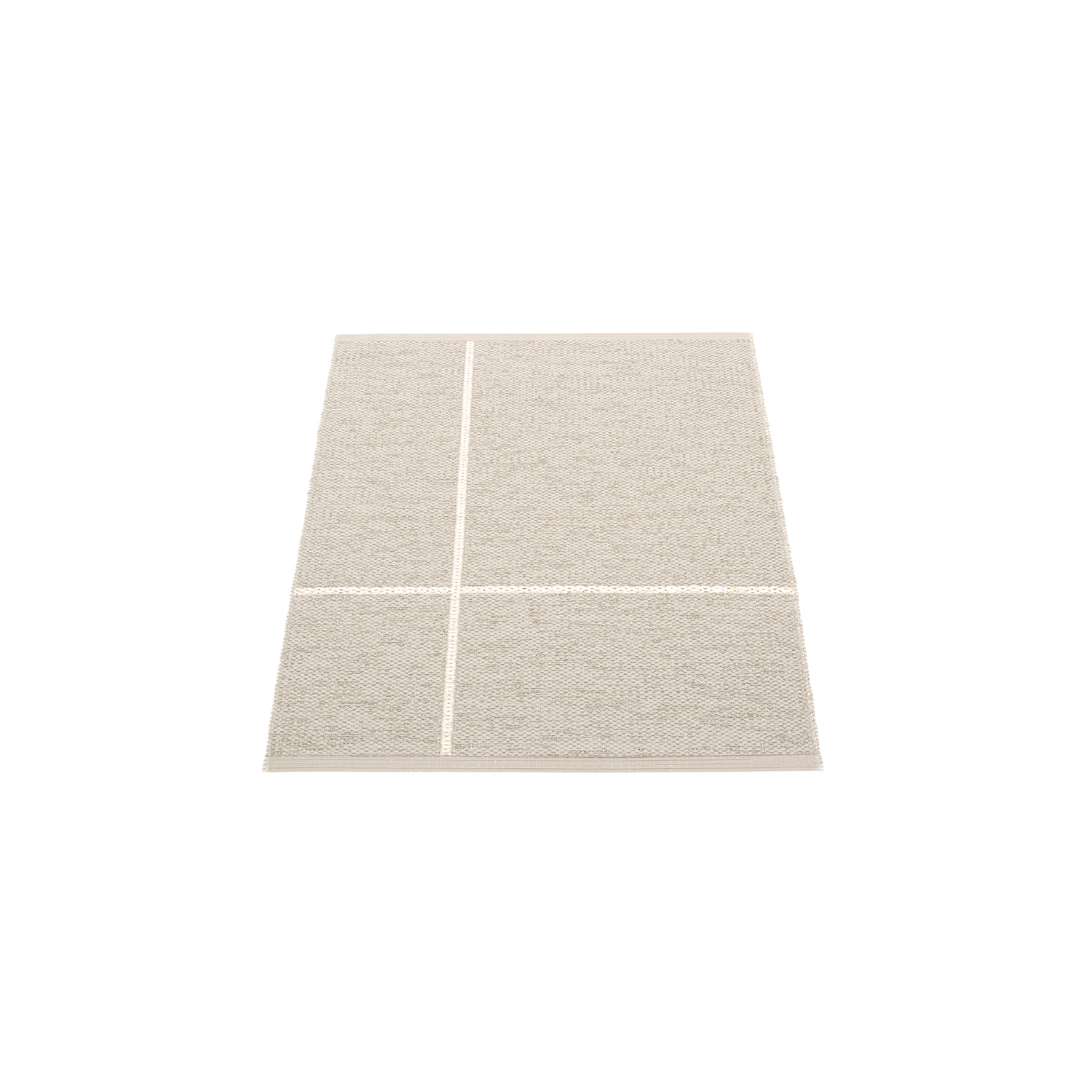 pappelina fred teppich leinen vanilla 70 90 cm 78906