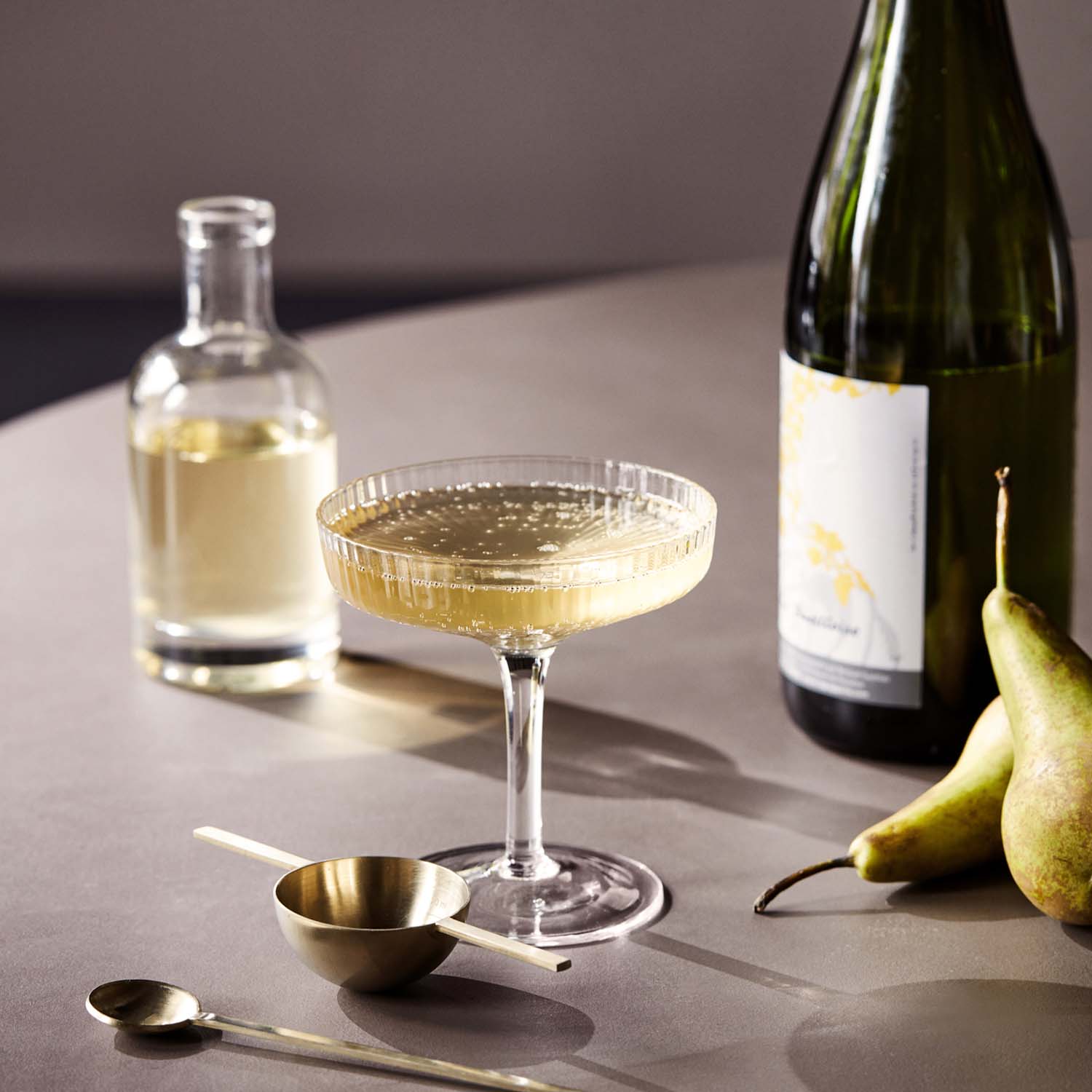 Champagnerschalen ferm Living Birne und Wein Ripple