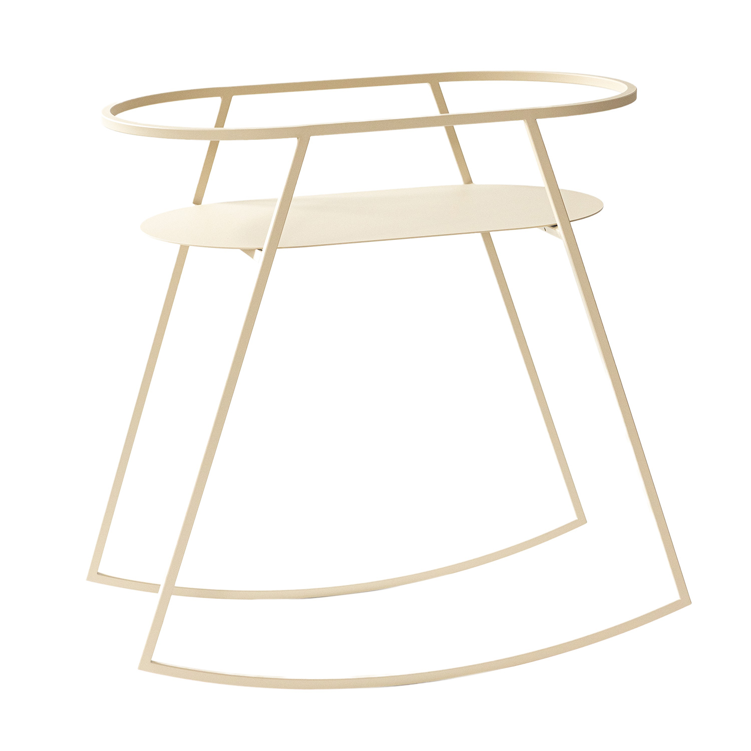 Metallbude - Korsina Babywiege cashew