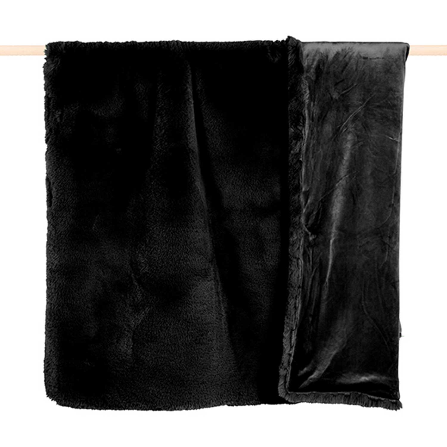 pad - Evita Decke 140x190 schwarz