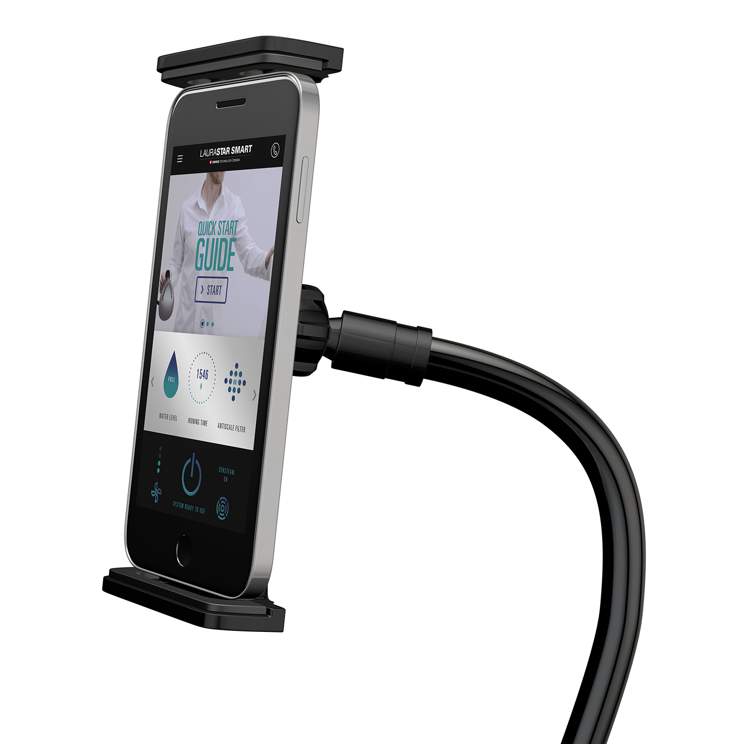 laurastar smartphone halterung verpackung close up 99342