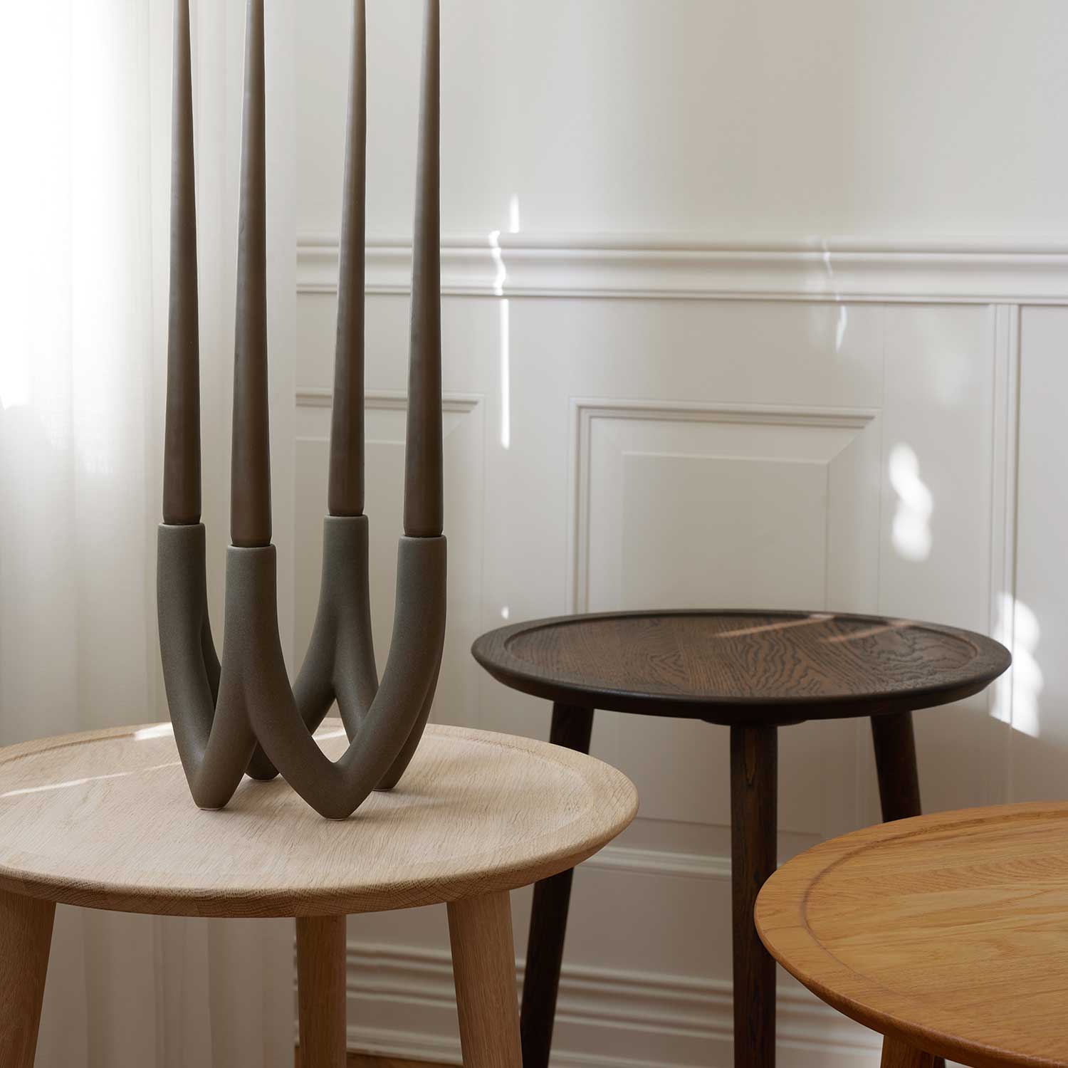 Ro Collection - Dodona Couchtisch Ø 46 cm oak oil