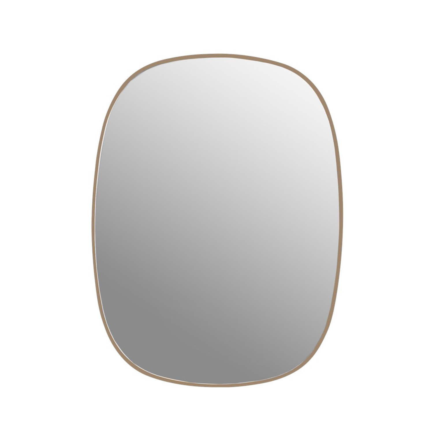 muuto framed mirror small rose clear 65476