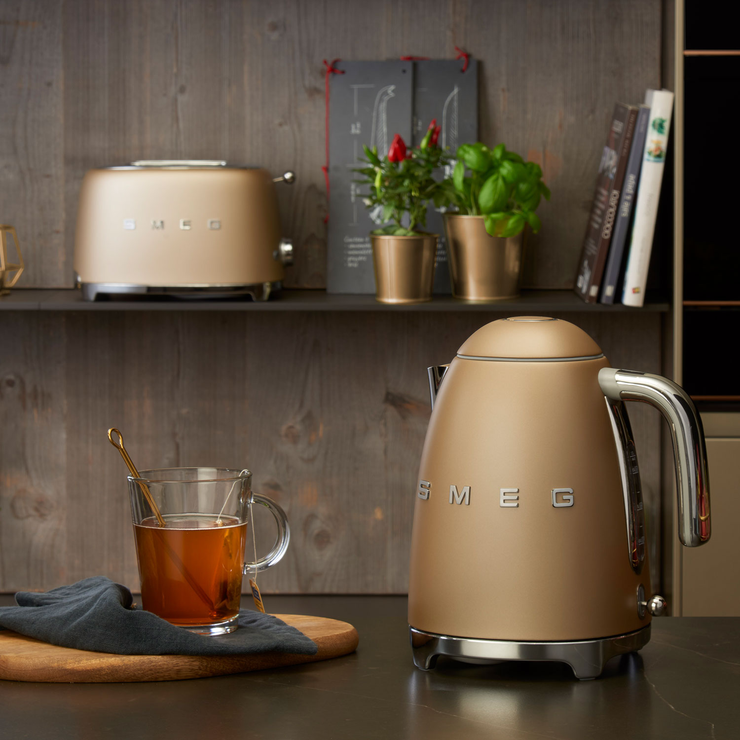 smeg matt champagne 60052